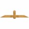 Ekena Millwork Eugene Rough Sawn Timber Gable Bracket, Western Red Cedar, 72"W x 18"H x 2"D x 6"F, 6/12 Pitch GBW072X18X0206EUG00RWR - alternate 1